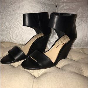Black Jessica Simpson Wedges